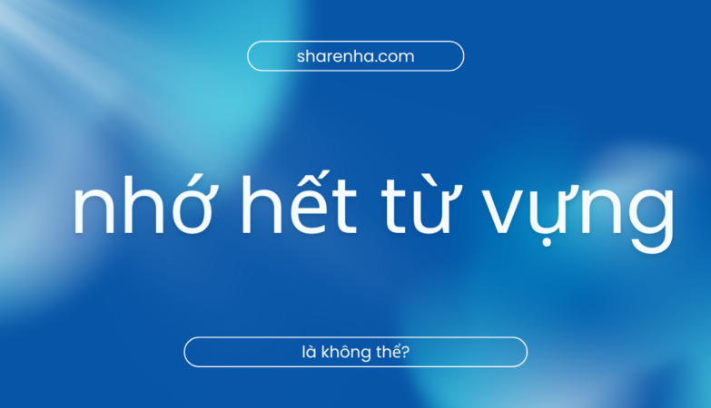 học từ vựng tiếng anh